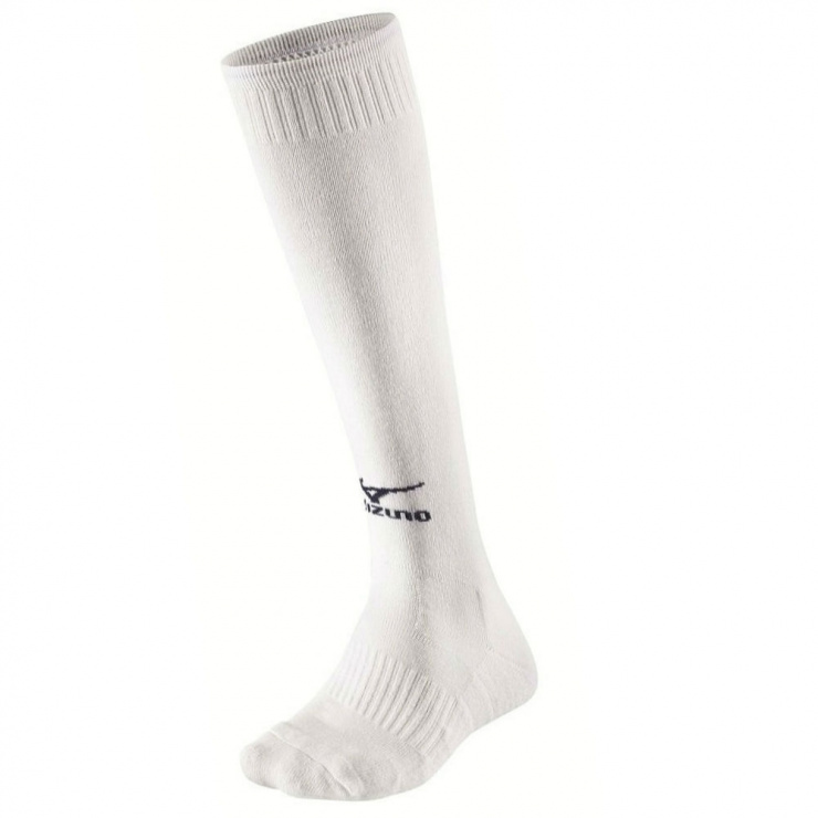 Носки MIZUNO Comfort Volley Socks Long, белый/темно-синий фото 1