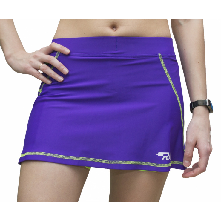 Юбка-шорты RAY (Woman) фиолетовый/салатовый фото 1