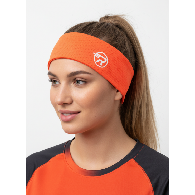 Повязка летняя облегчённая (UNI) неон оранж фото 3