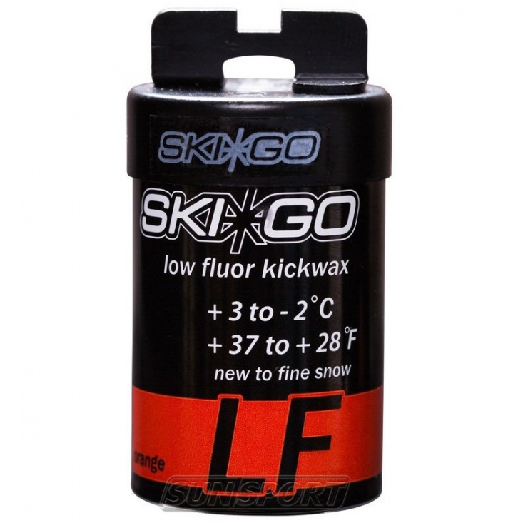 Мазь держания SkiGo LF Kickwax Orange +3/-2 45гр. фото 1