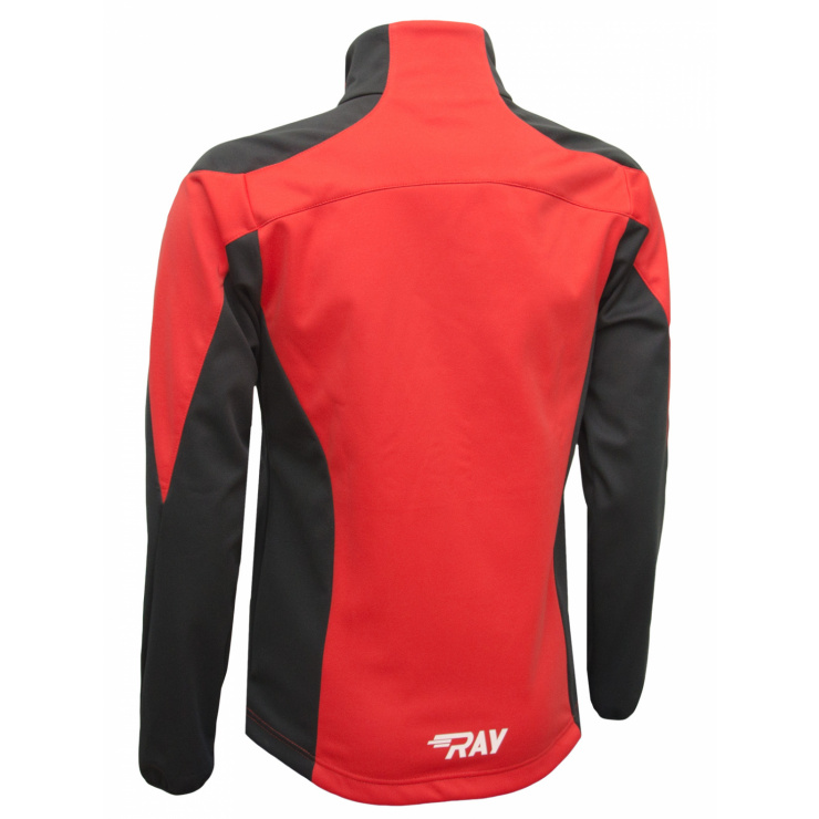 Куртка разминочная RAY WS модель RACE (UNI) красный/черный  фото 2