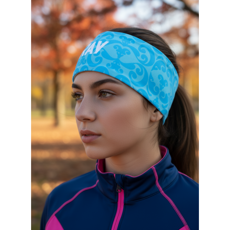 Повязка трикотажная принт RAY принт Узор фото 2