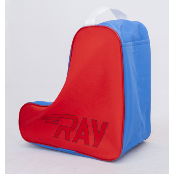 Сумка RAY для коньков и роликовых коньков, красный/василек с белым фото 4