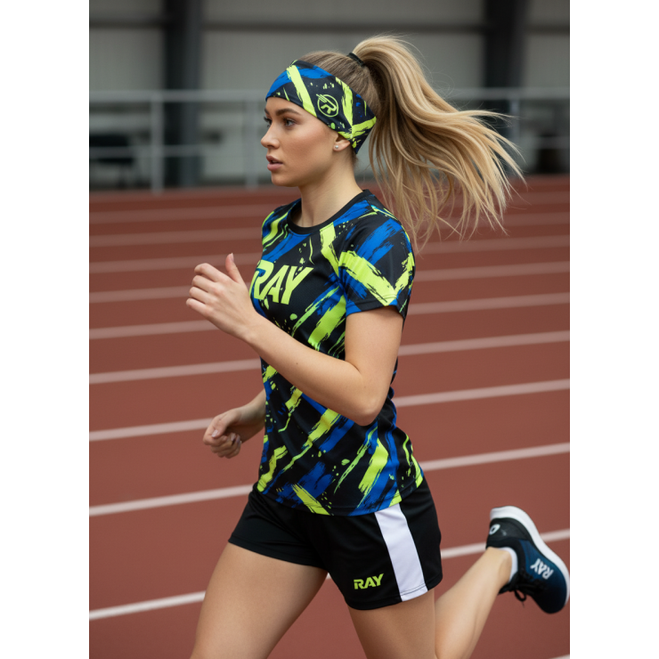 Повязка летняя облегчённая (UNI)  принт "Кислотный" фото 4