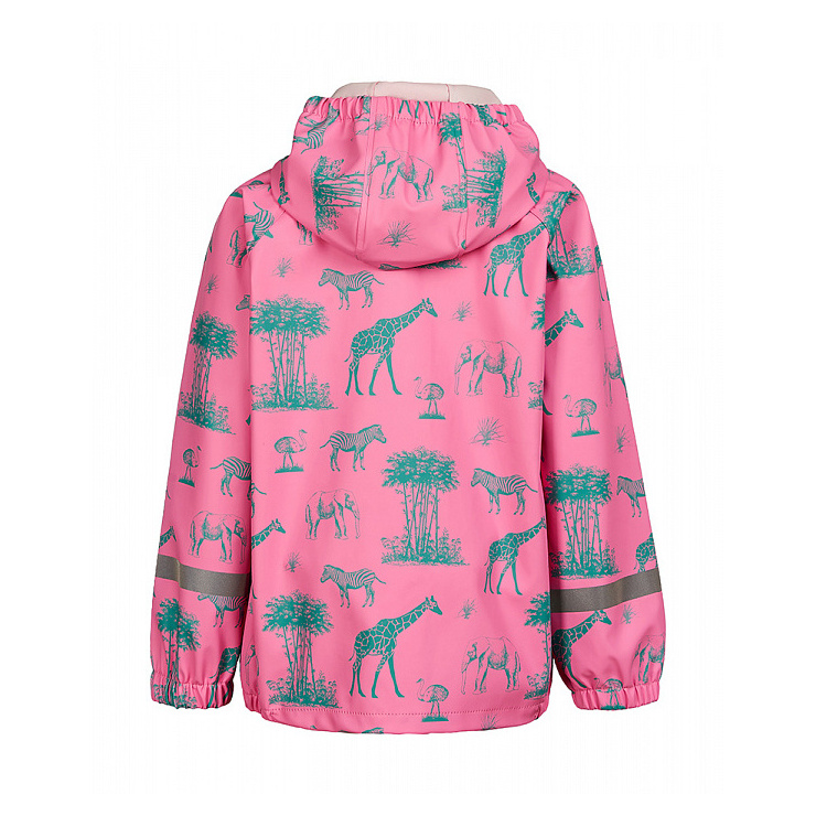 Куртка-дождевик д/дев. OLDOS "Саванна" цвет розовый фото 3