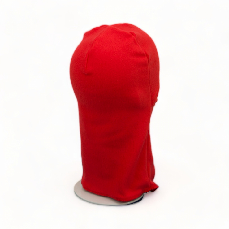 Маска ветрозащитная (шлем) флис, красный фото 14