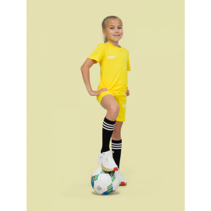 Комплект RAY (Kids) желтый, лого белый  фото 4