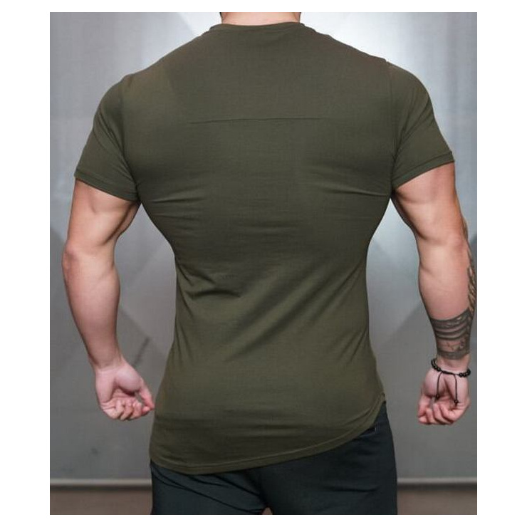 Футболка Engineered-life Prometheus T-shirt 3.0 Army Green, хаки/черный лого фото 3