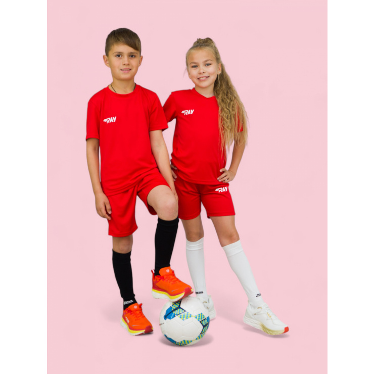 Комплект RAY (Kids) красный, лого белый  фото 2