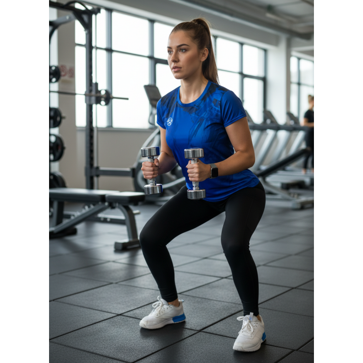 Футболка RAY (Woman) принт STROKES василёк фото 4