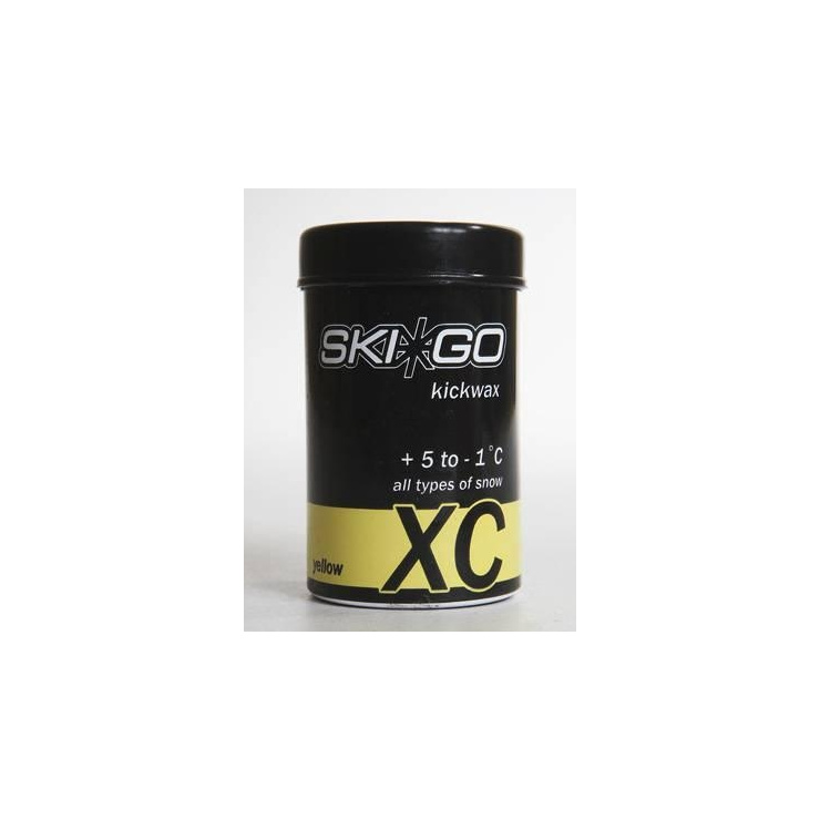Мазь держания SkiGo XC Kickwax Yeellow +5/-1 45гр. фото 1