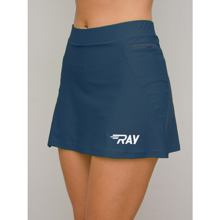 Юбка-шорты RAY (Woman) без отстрочки темно синий/темно синий фото 1