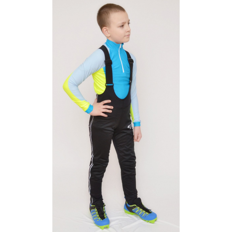 Брюки разминочные RAY WS модель STAR (Kids) черный  фото 2