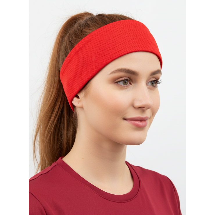Повязка летняя облегчённая (UNI) красный фото 2