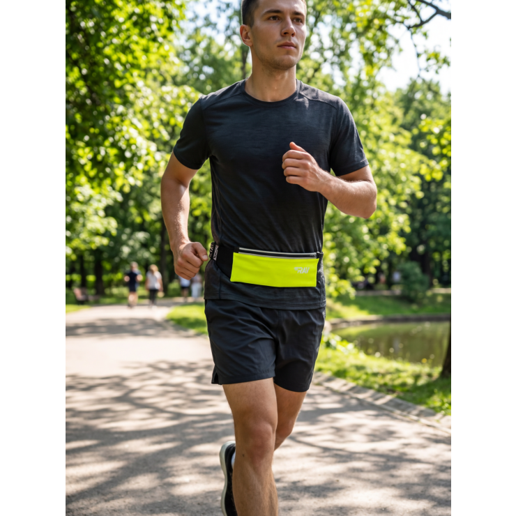 Сумка поясная RAY узкая, салатовый фото 5