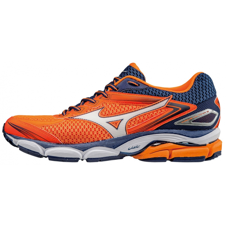 Кроссовки MIZUNO WAVE ULTIMA 8, оранжевый/белый/темно-синий фото 1