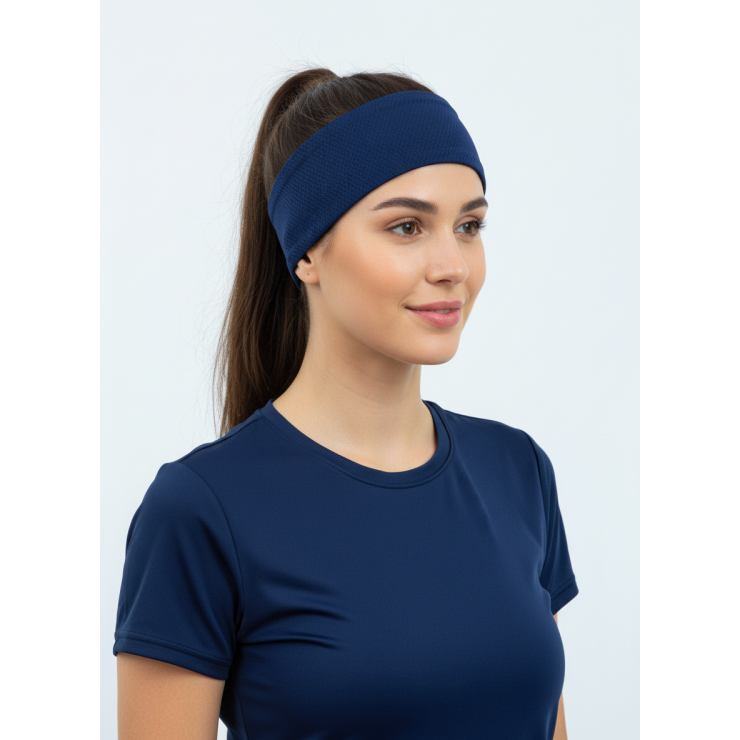 Повязка летняя облегчённая (UNI) темно-синий фото 3
