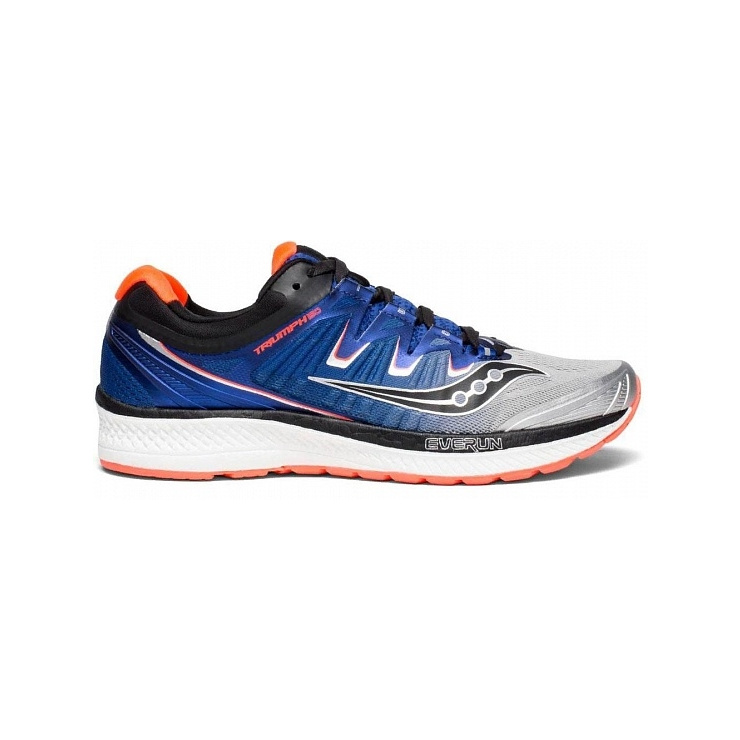 Кроссовки Saucony TRIUMPH ISO 4 Silver/Blue/VizRed (2018-2019) фото 1