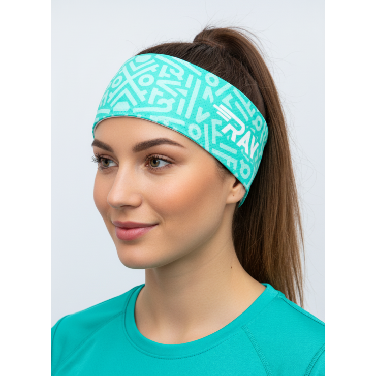 Повязка летняя облегчённая (UNI) принт Мята фото 3