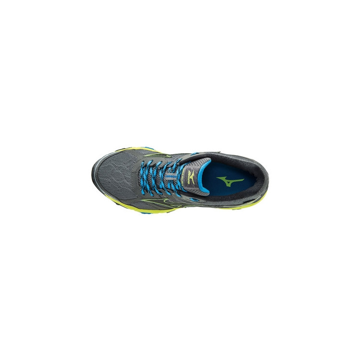 Кроссовки MIZUNO WAVE MUJIN 4 G-TX, серый/черный/желтый фото 3