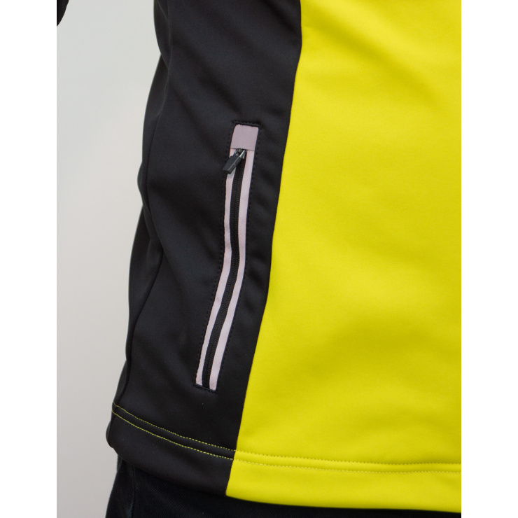 Куртка разминочная RAY WS модель RACE (UNI) желтый/черный с/о молния  фото 7