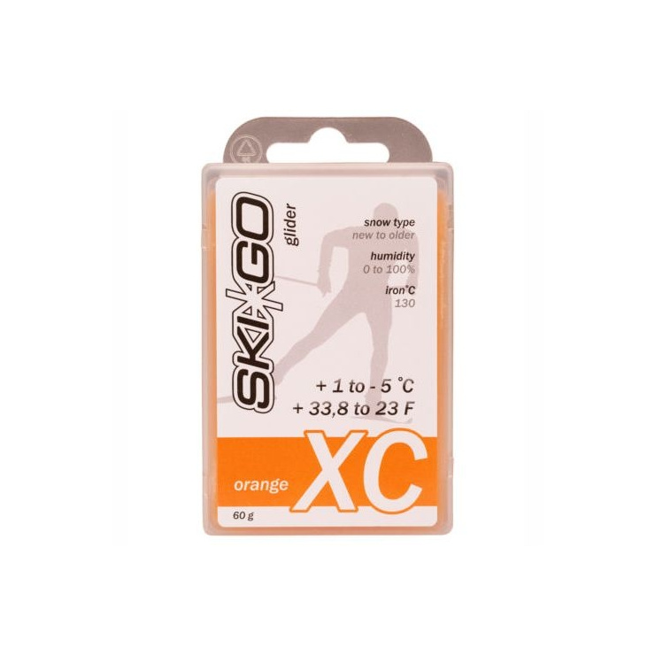 Парафин SkiGo CH XC Glider Orange +1/-5 60 гр. фото 1