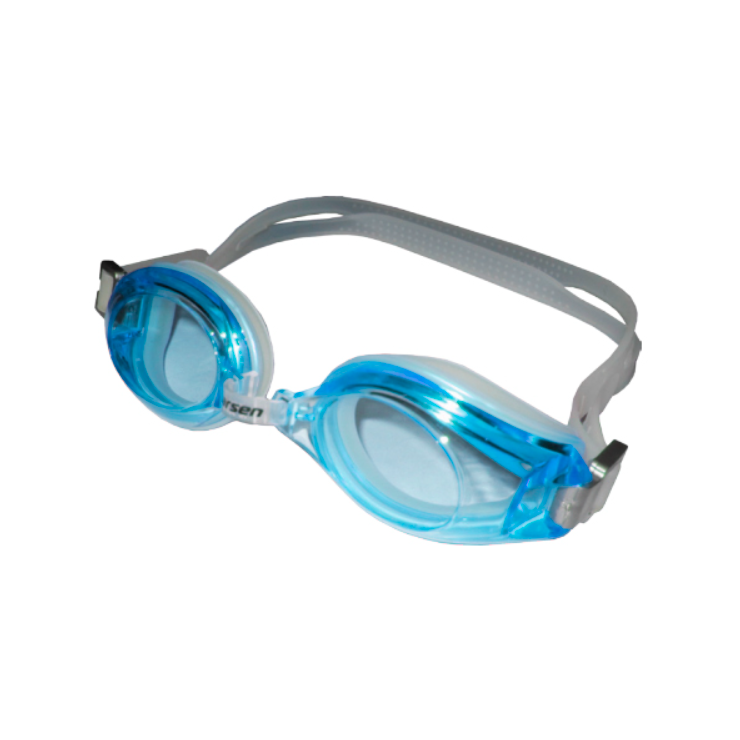 Очки плавательные Larsen R1281 голубой (силикон) фото 3