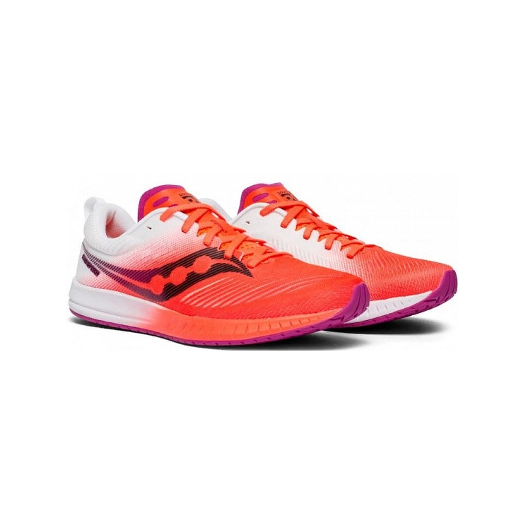 Кроссовки Saucony FASTWITCH 9 ViziRed / White (W) (2019) фото 1