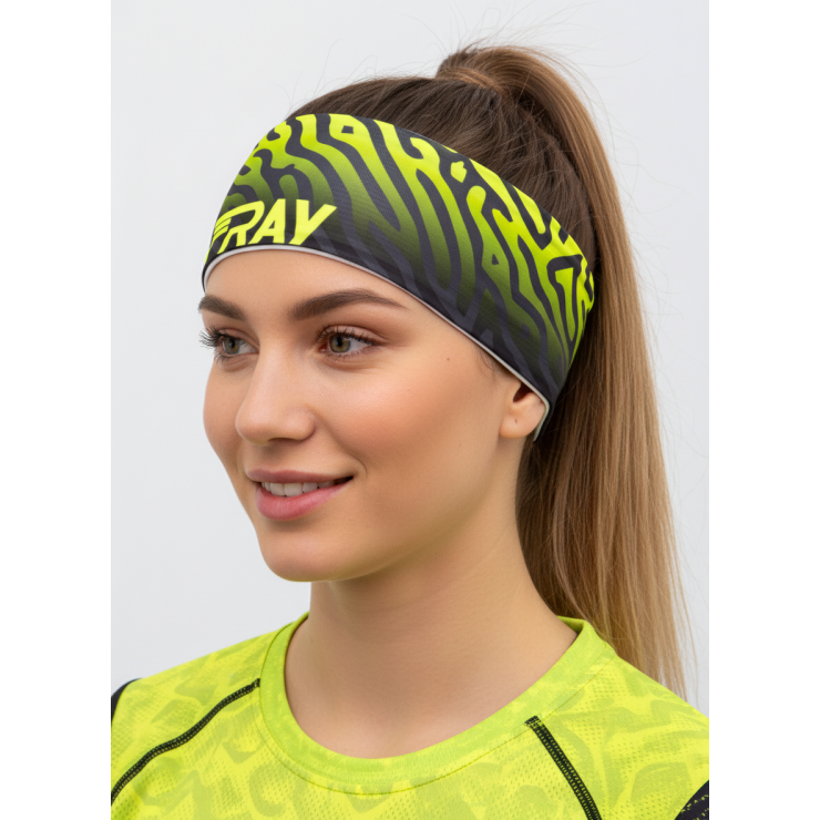 Повязка летняя облегчённая (UNI) принт тигр-лимон фото 3