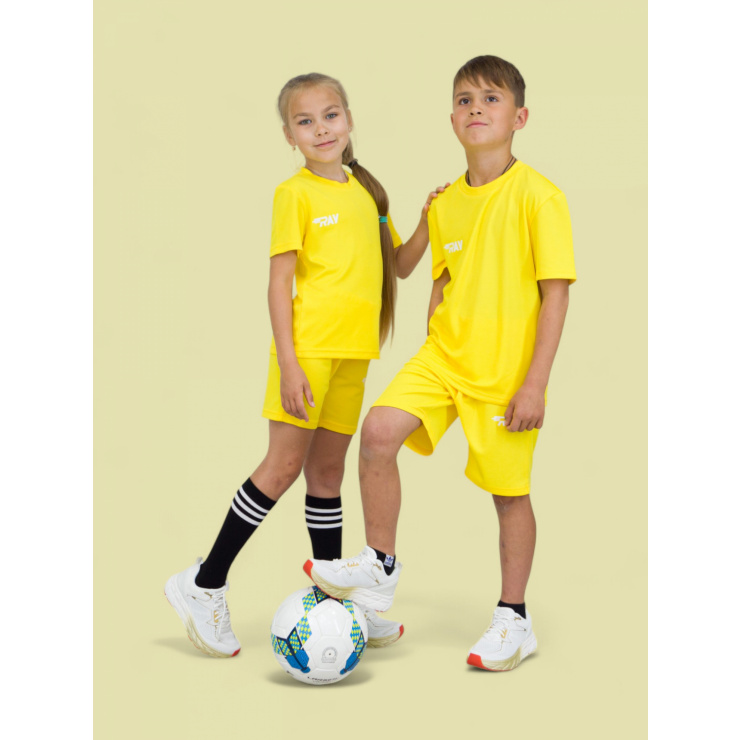 Комплект RAY (Kids) желтый, лого белый  фото 1