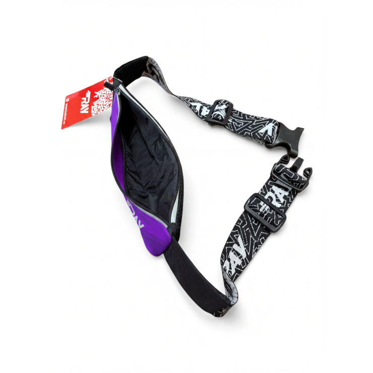 Сумка поясная RAY узкая, фиолетовый фото 5