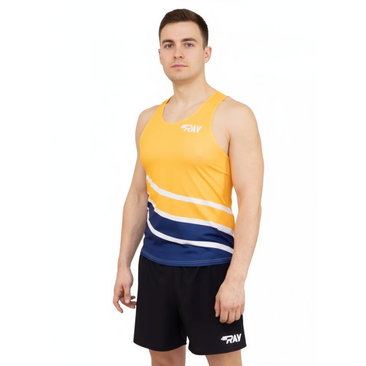 Майка спортивная RAY (Men) принт "Волны-2" фото 1