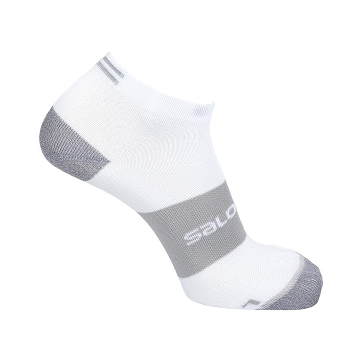 Носки SALOMON SOCKS SONIC PRO WHITE/GREY фото 1