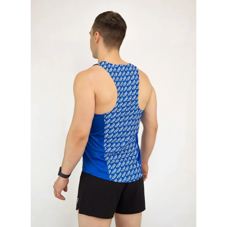 Майка спортивная RAY (Men) принт "Russia-eagle.Синяя" фото 2