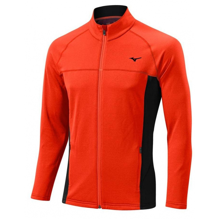 Ветровка флисовая MIZUNO BT Fleece Jacket, оранжевый фото 1