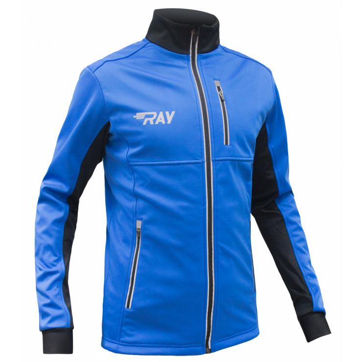 Куртка разминочная RAY WS модель FAVORIT (Men) синий/черный фото 1