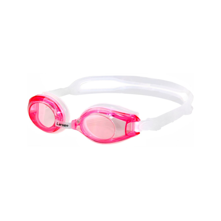 Очки плавательные Larsen R1281 розовый (силикон) фото 1