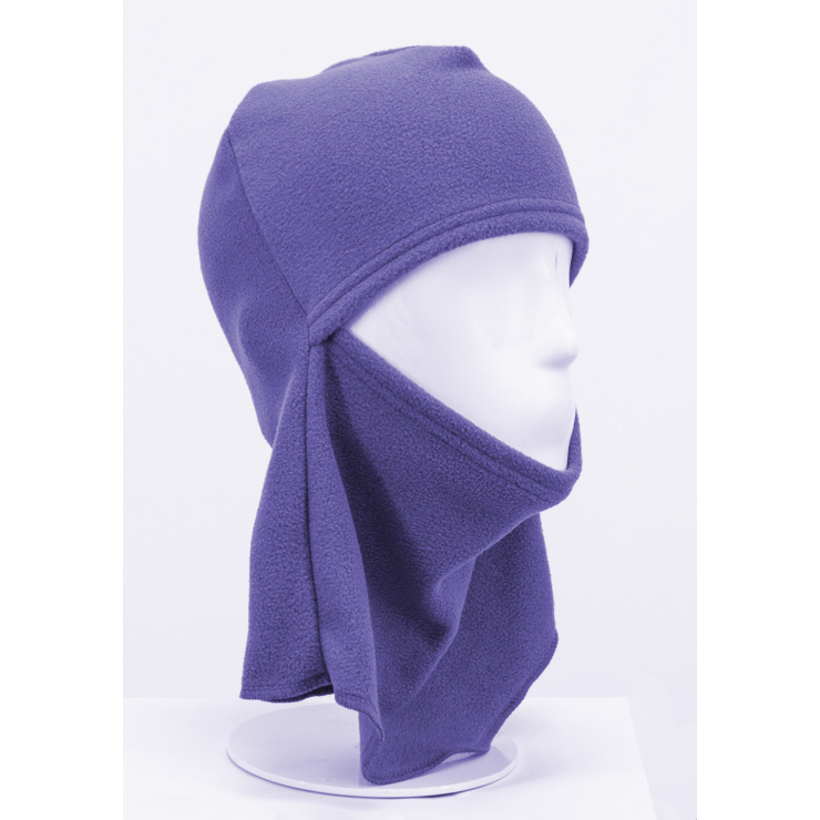 Маска ветрозащитная (шлем) флис, фиолетовый фото 2