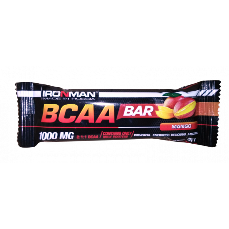 Батончик IRONMAN BCAA Bar 50гр. фото 1