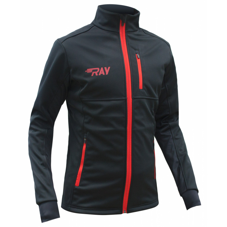 Куртка разминочная RAY WS модель FAVORIT (Men) черный/черный  фото 1