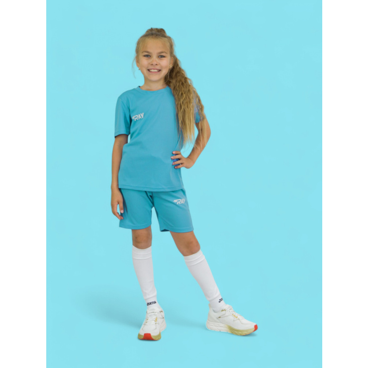 Комплект RAY (Kids) бирюзовый, лого белый фото 2