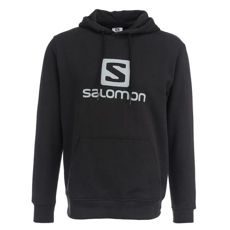 Джемпер SALOMON LOGO HOODIE M BLACK/LIGHT ONIX фото 1