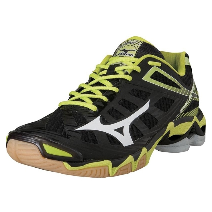 Кроссовки MIZUNO WAVE LIGHTNING RX3, черный/белый/лайм фото 1