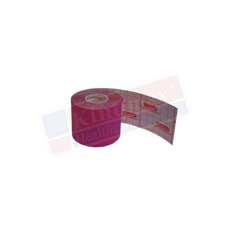 Кинезио тейп Kindmax KSY50 усиленный, синтетика, розовый  5смх5м фото 1