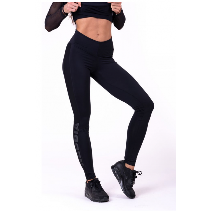 Легинсы Nebbia Flash-Mesh leggings 663 black фото 1