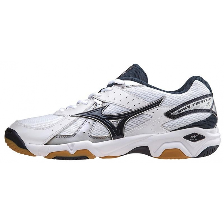 Кроссовки MIZUNO WAVE TWISTER 4, белый/голубой/серебряный фото 1