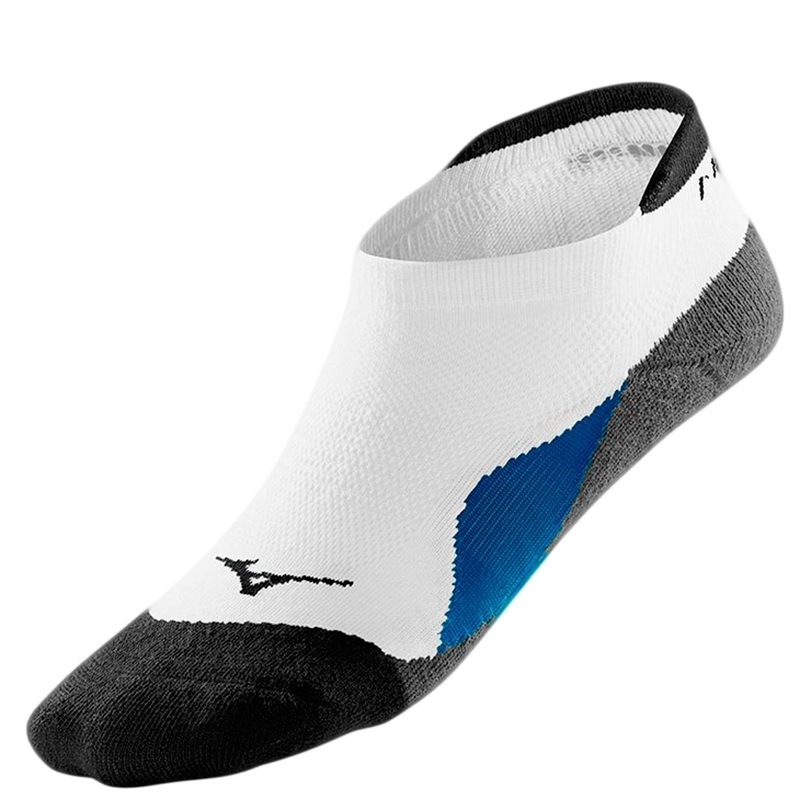 Носки MIZUNO DryLite Comfort Low Socks, белый/синий фото 1