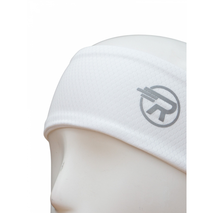 Повязка летняя облегчённая (UNI) белый с/о лого фото 7