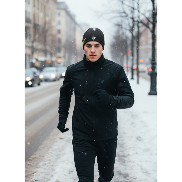 Шапочка RAY модель RACE материал термо-бифлекс черный фото 2