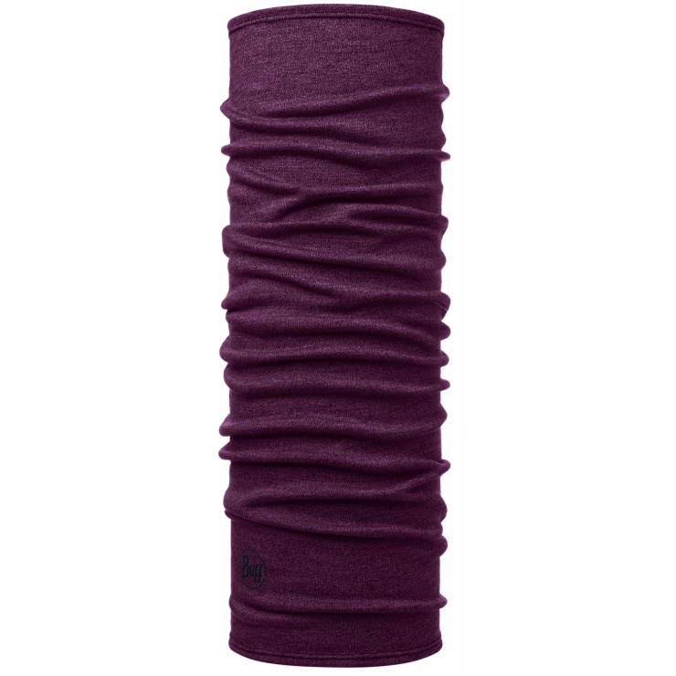 Бандана Buff Midweight Merino Wool Wine Melange, one size фото 1